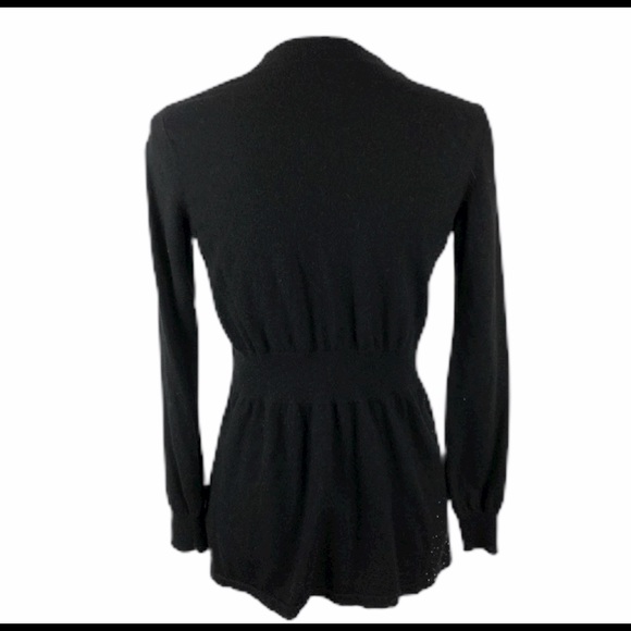 White House black marker black wool cardigan - Picture 4 of 5